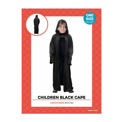 Children Black Cape Costume image 0