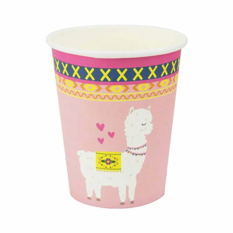 8 Alpaca Paper Cups image 0