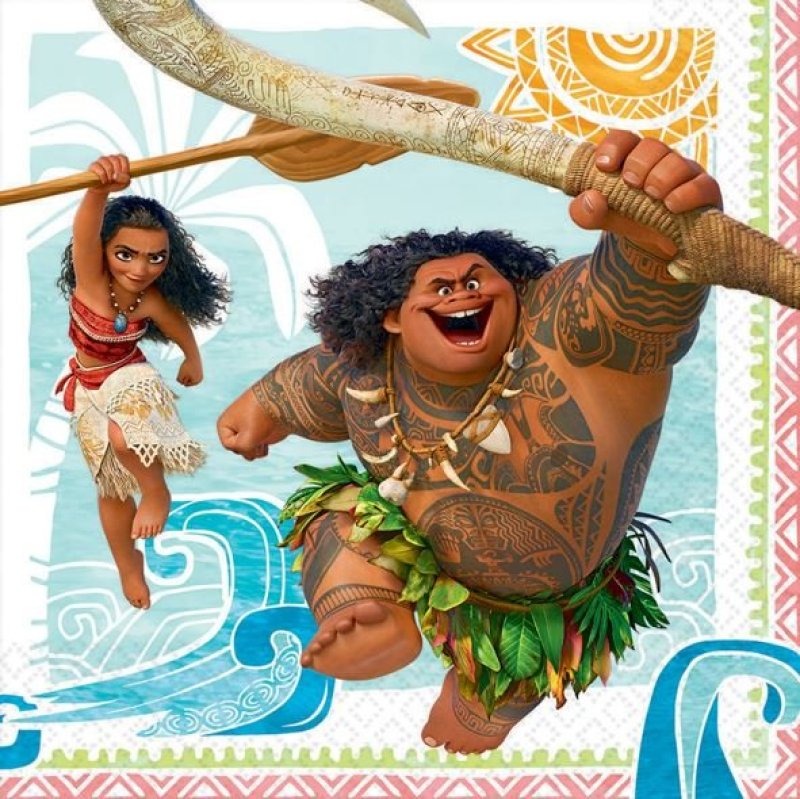 16 Moana Lunch Napkins image 0