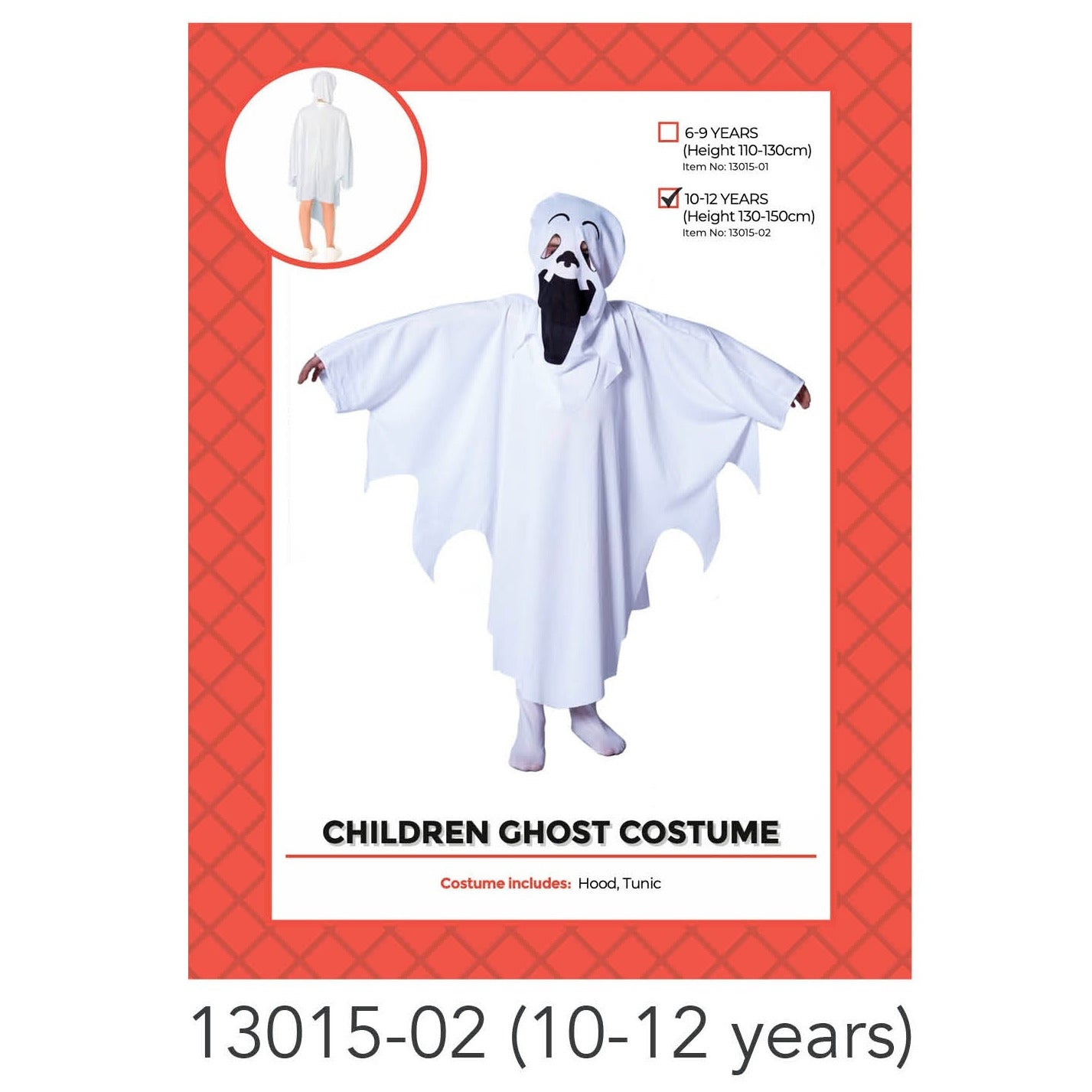 Children Ghost Costume 10-12 years image 0