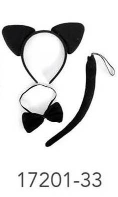 Animal 3pcs Set (Black Cat) image 0