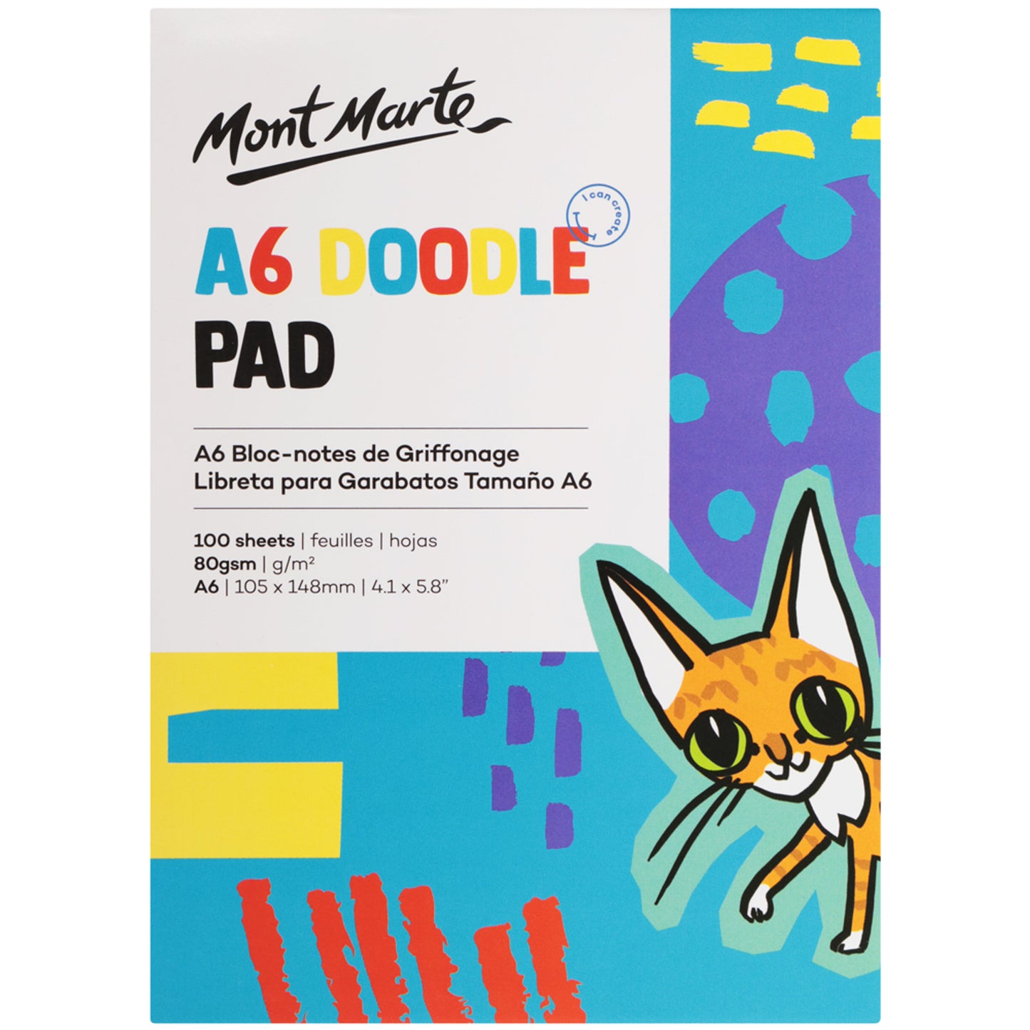 Doodle Pad A6 100 Sheet image 0
