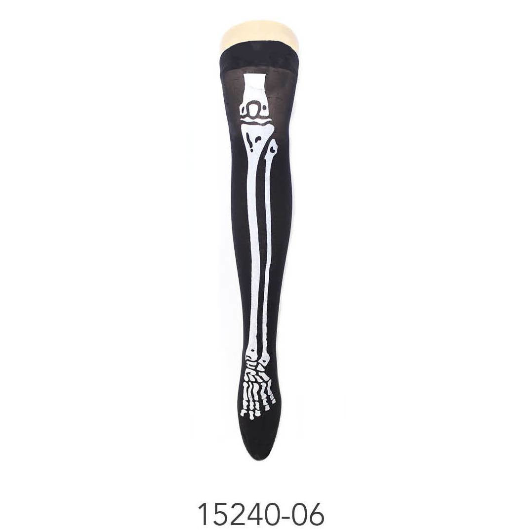 Stocking with Pattern (Skeleton Bones) image 0