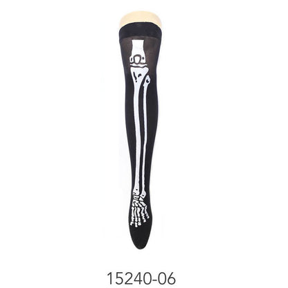Stocking with Pattern (Skeleton Bones) image 0