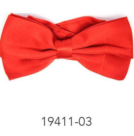 Bow Tie (Plain) L (Red) image 0