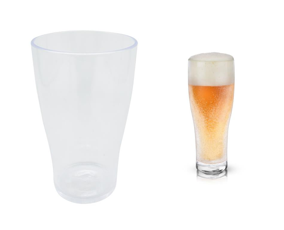 Acrylic Plain Series Plastic Reusable 450ML Beer Glass image 0