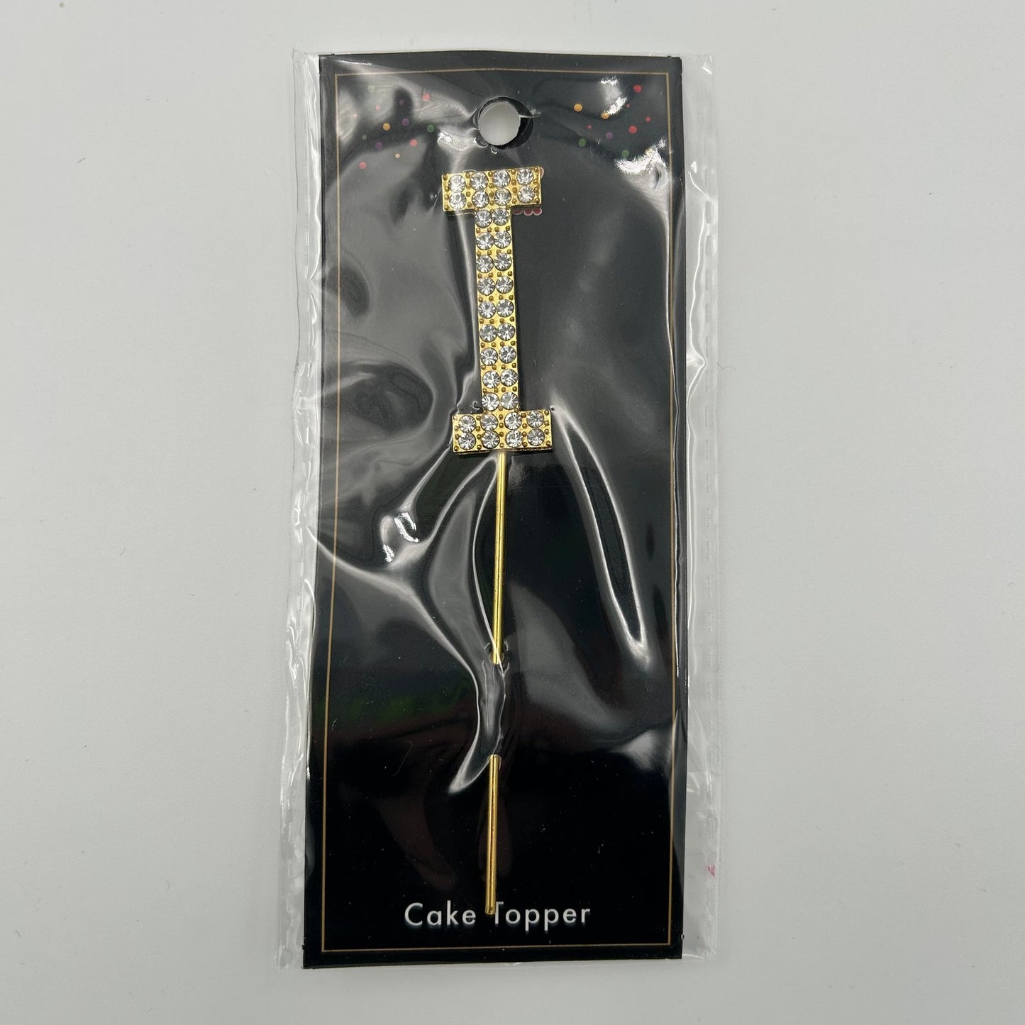 Gold Letter Cake Topper - I image 0