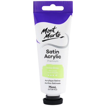 Satin Acrylic 75ml - Yellow Green image 0