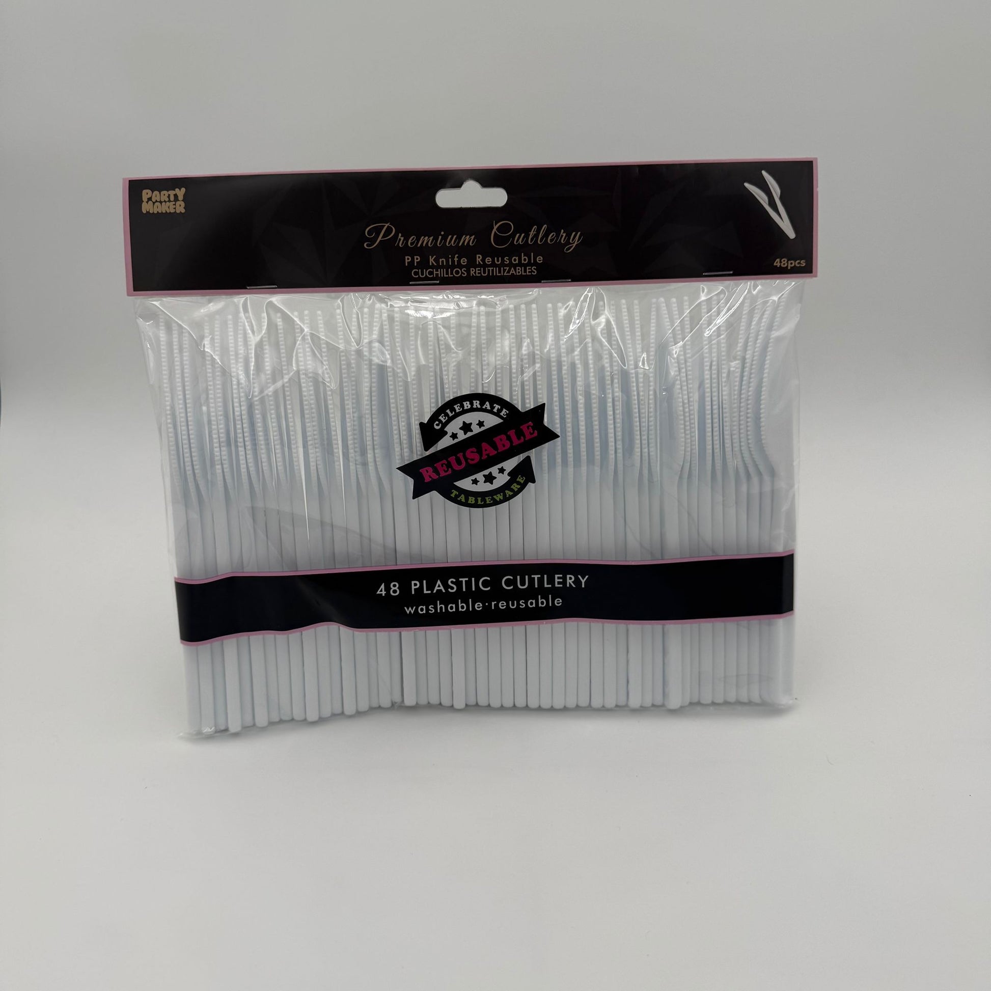 Reusable Plastic Knives - 48 Pk image 0