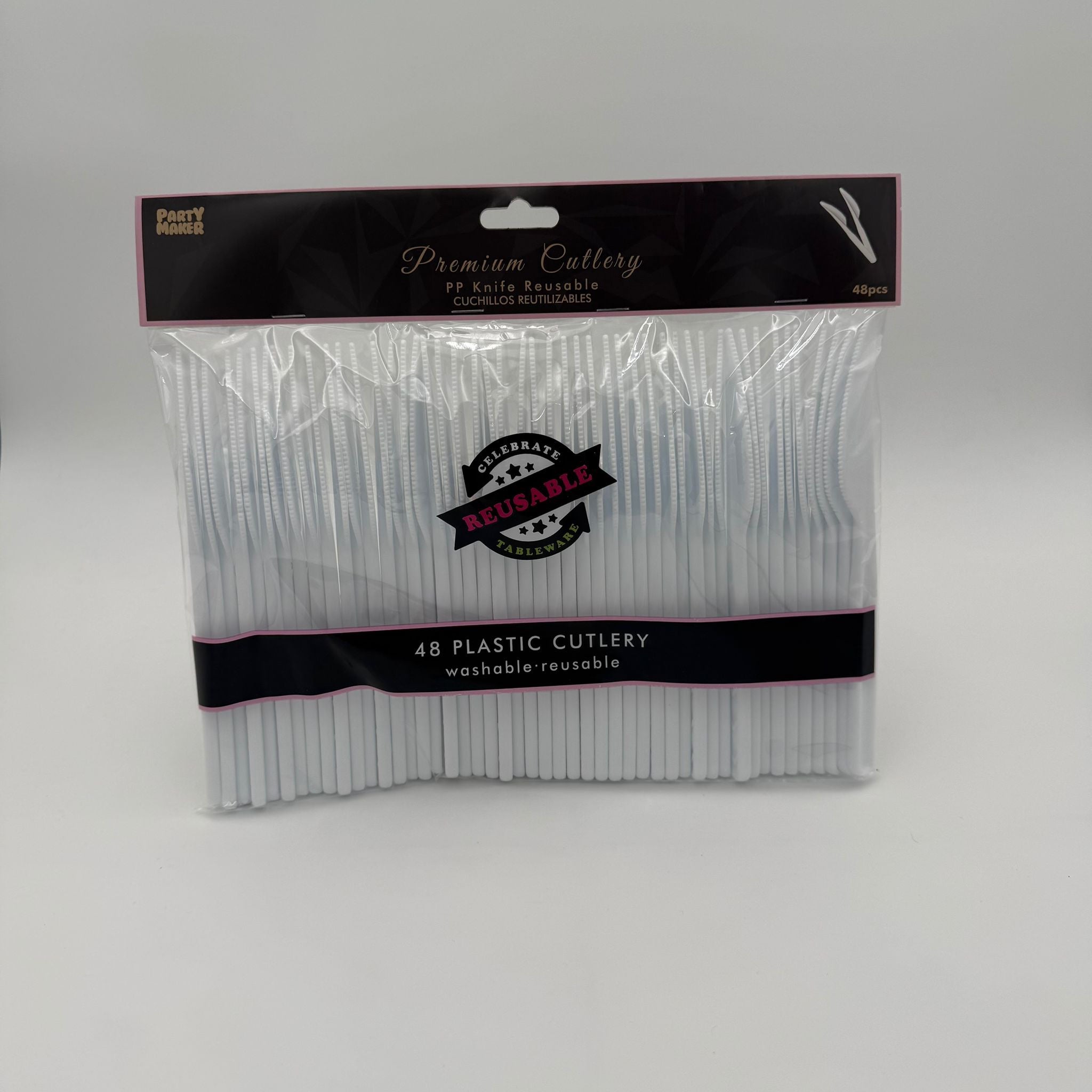 Reusable Plastic Knives - 48 Pk image 0
