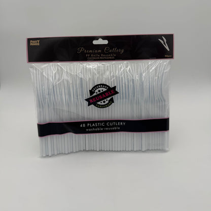 Reusable Plastic Knives - 48 Pk image 0