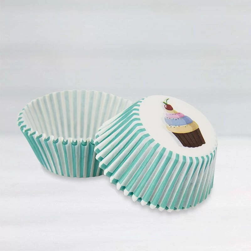 40 cupcake cups - Mint image 0
