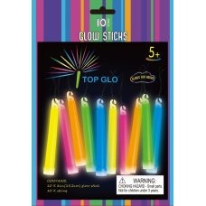 Glowstick 6" on String Assorted 10pcs image 0