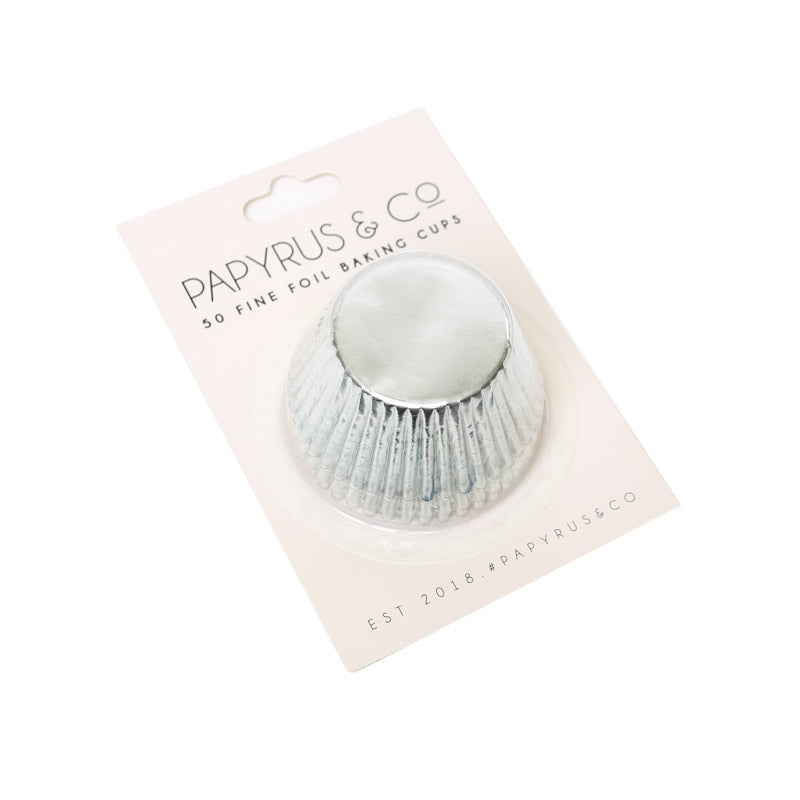 Standard SILVER Foil Baking Cups (50 pack) - 50mm Base image 0