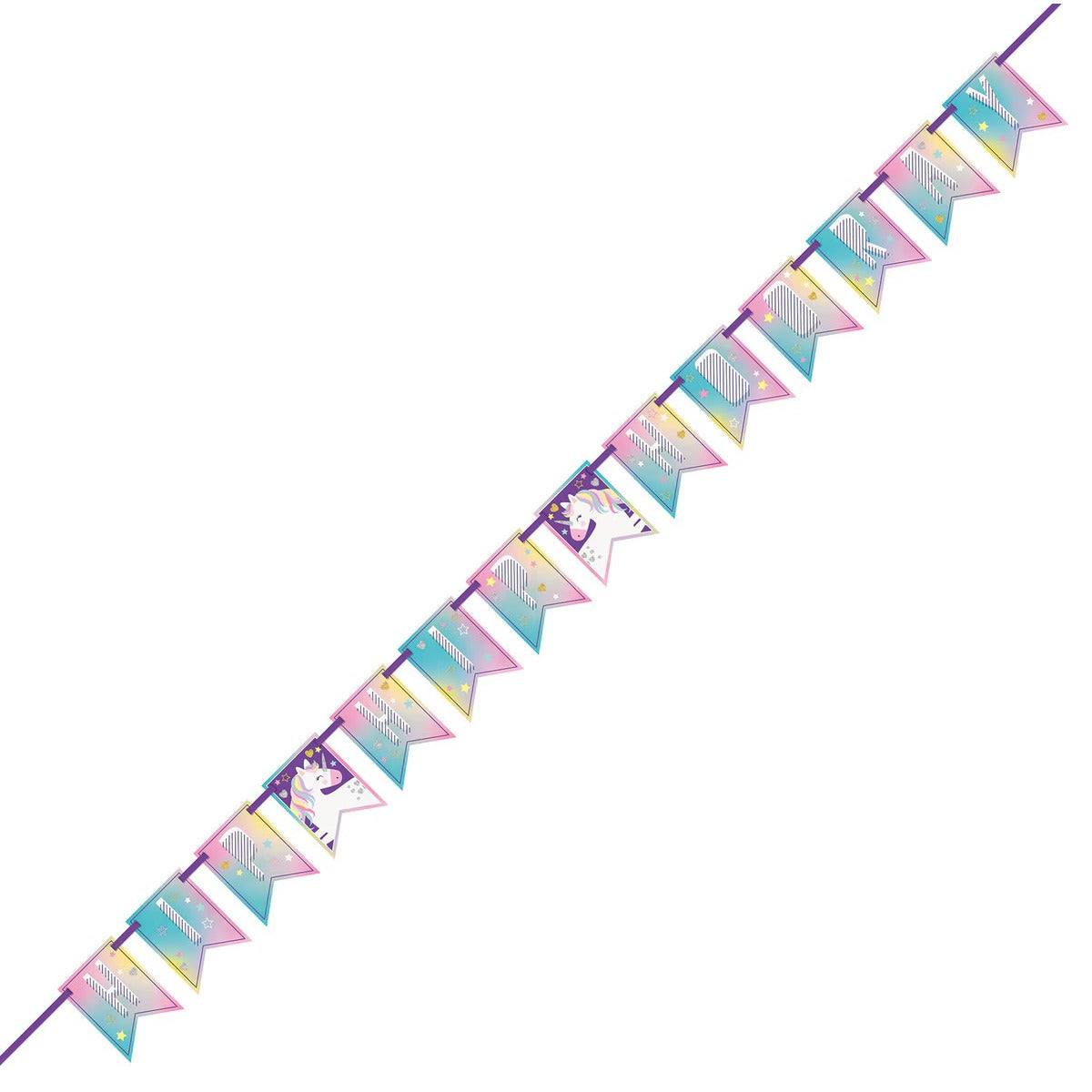 UNICORN PARTY BLOCK BANNER image 0