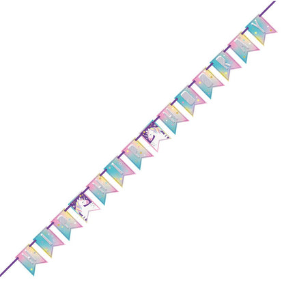 UNICORN PARTY BLOCK BANNER image 0