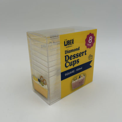 Rectangle Dessert Cups 150ml 8pk image 0