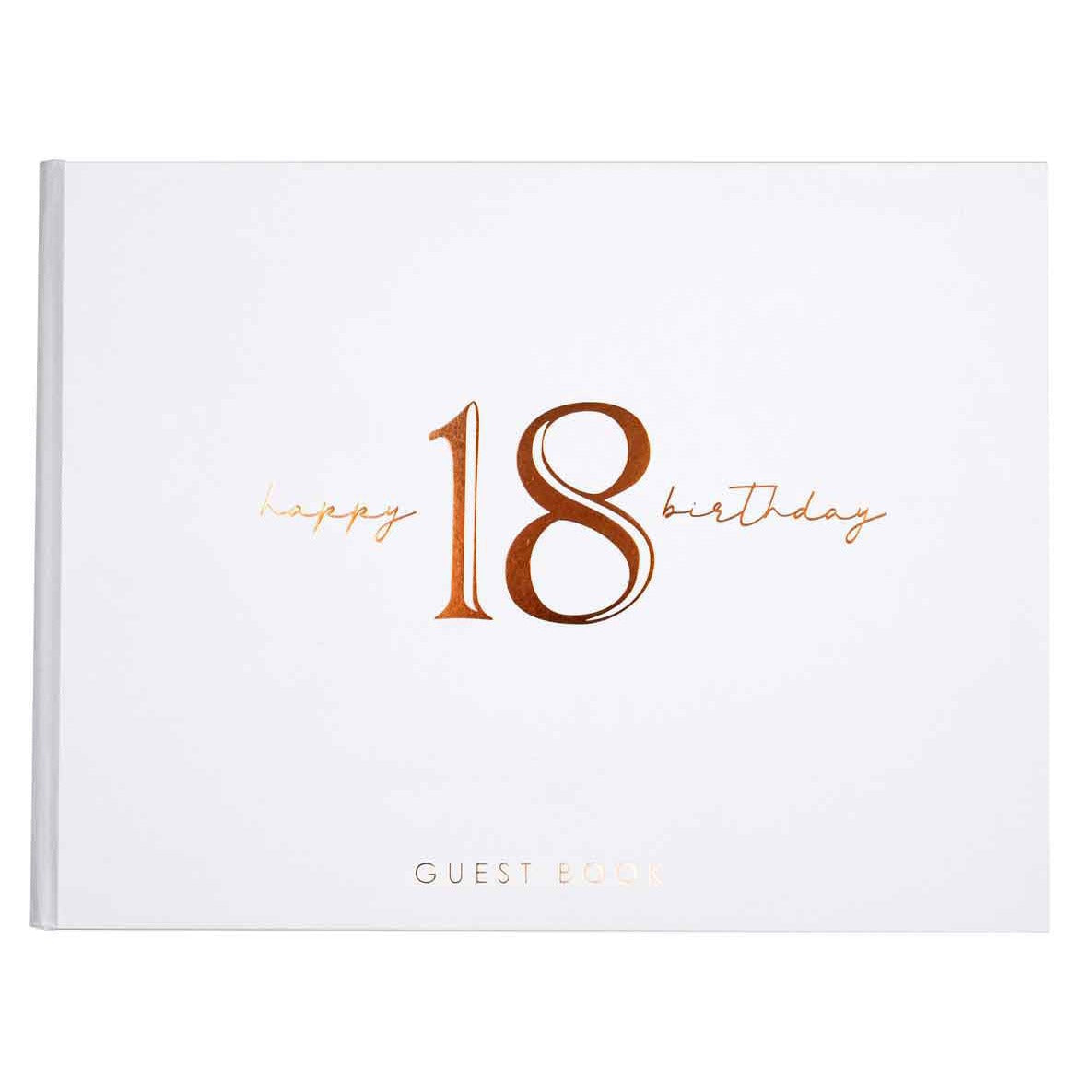 18TH ROSE GOLD GUEST BOOK image 0