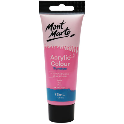 Acrylic Colour Paint 75ml - Pink image 0