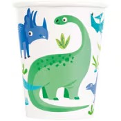 DINOSAUR 8 x 9oz CUPS image 0