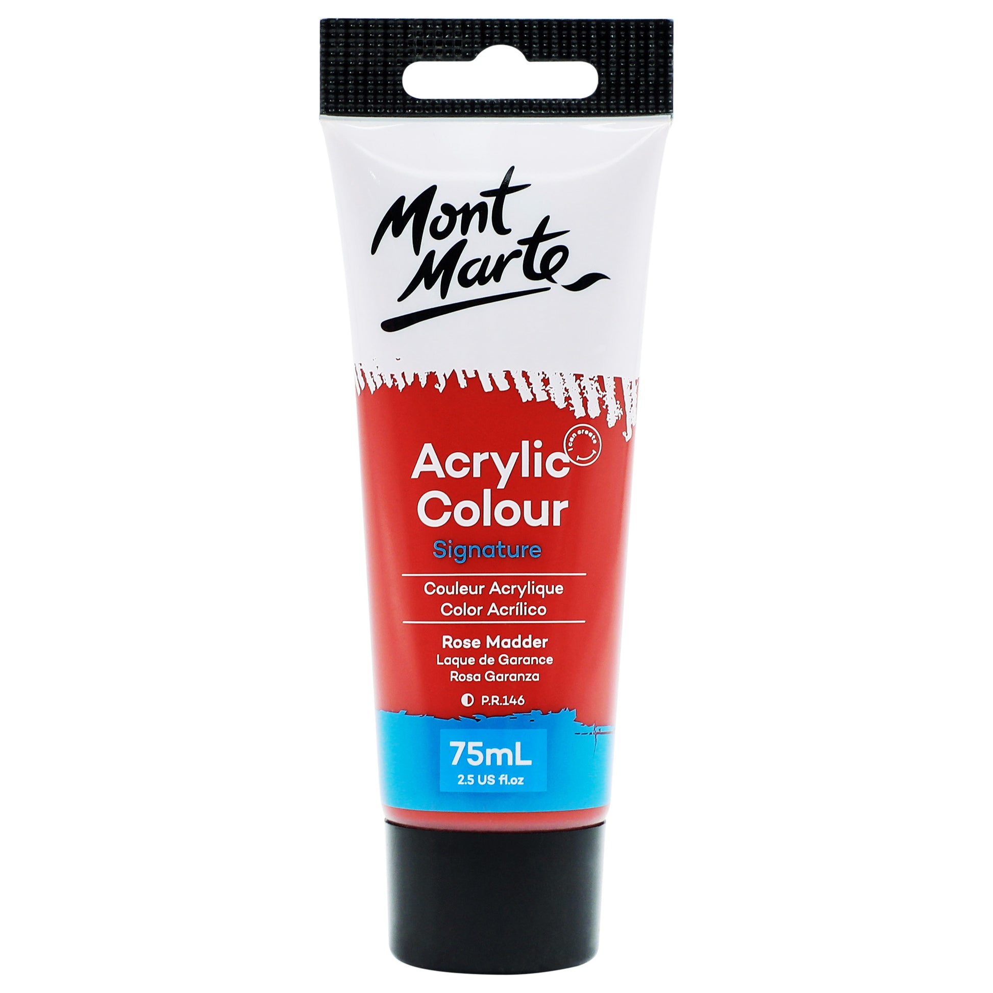 Acrylic Colour Paint 75ml - Rose Madder image 0
