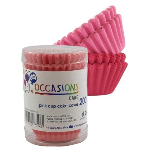CUPCAKE CASES 200 PINKS ASSTD image 0