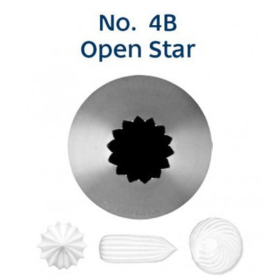 Piping Tip Open Star 4B image 0