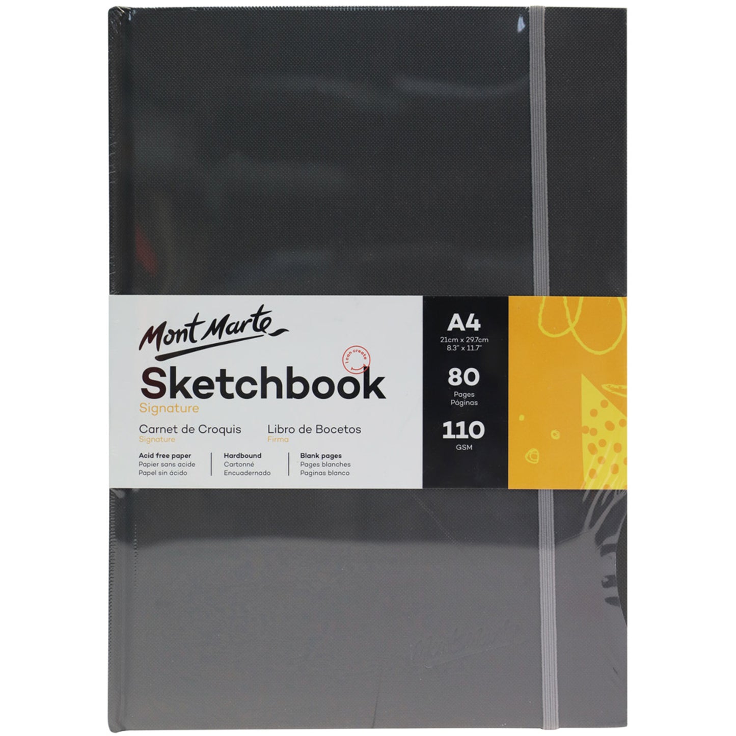 Hardbound Sketch Book A4 110gsm image 0