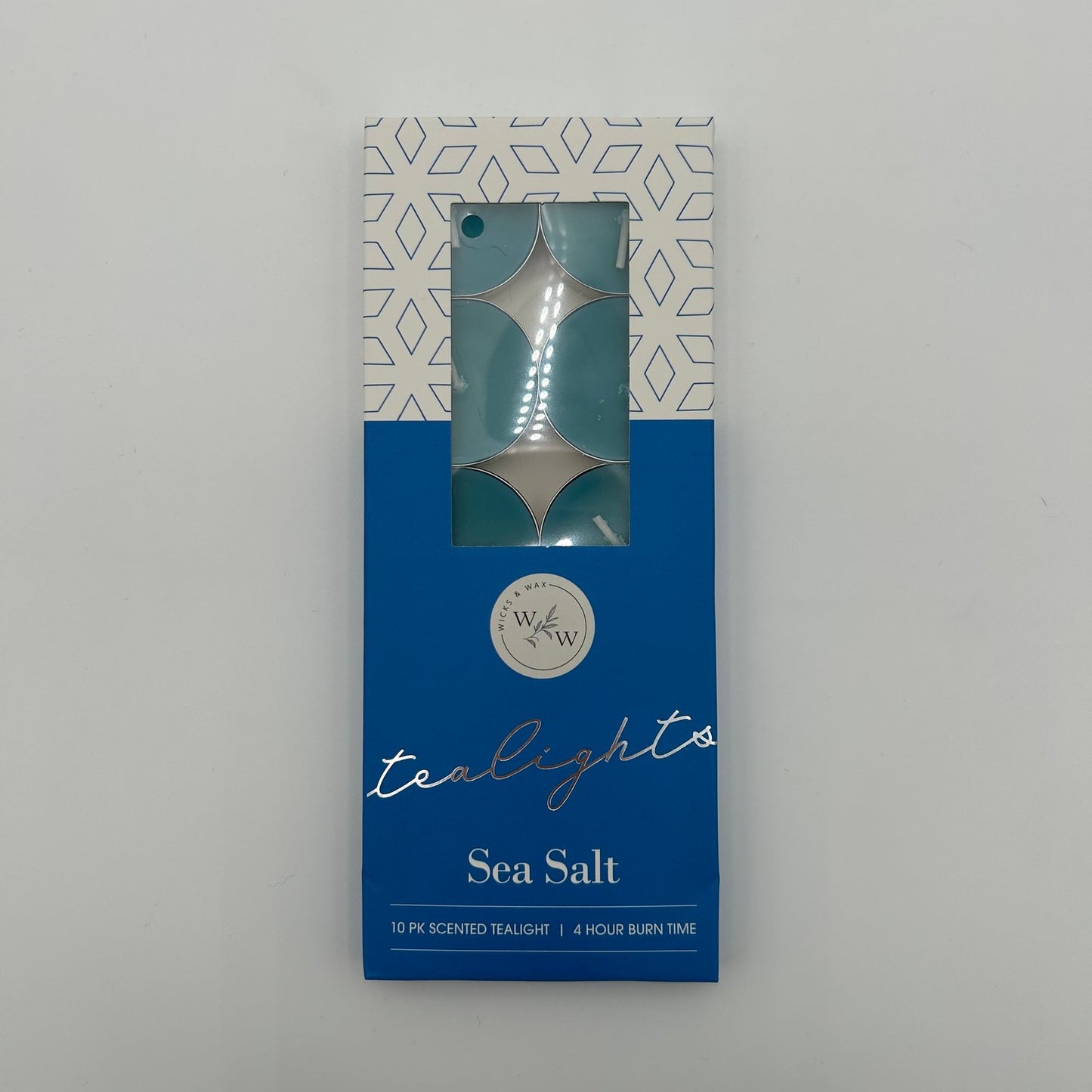 10 PK SCENTED TEALIGHTS/SEA SALT image 0