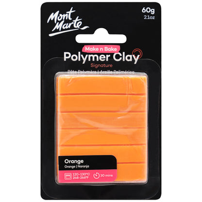 Make n Bake Polymer Clay 60g - Orange image 0