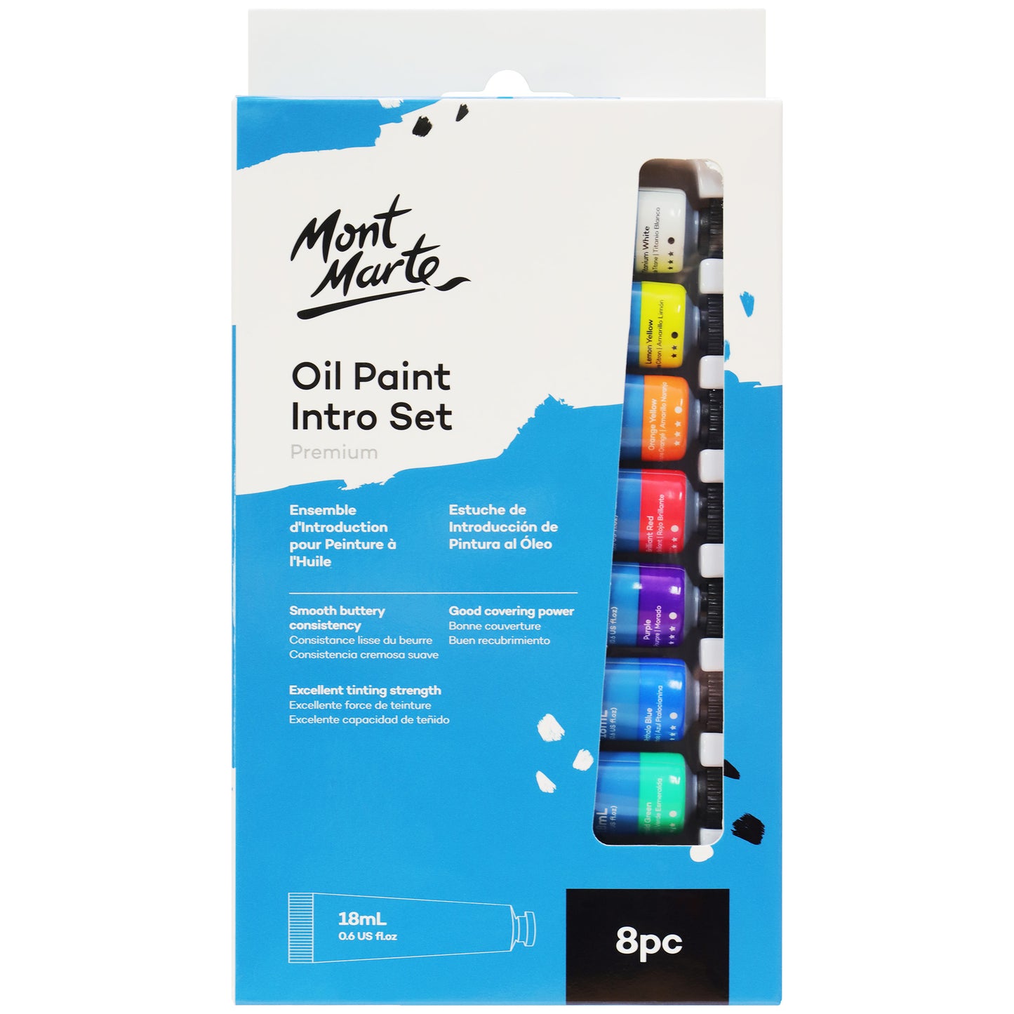 Oil Paint Intro Set 8pc x 18ml image 0