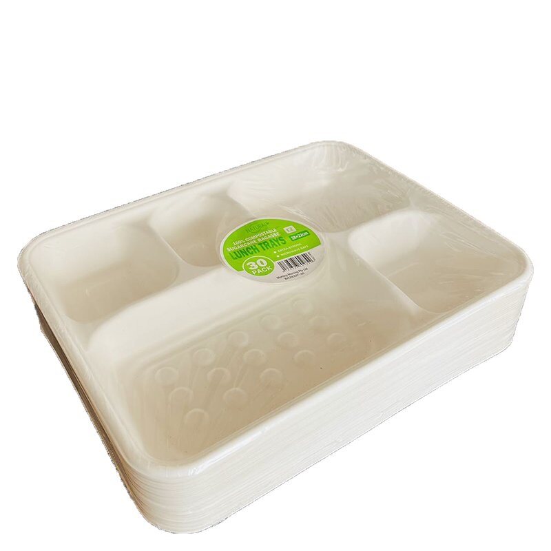Sugarcane Compartment Lunch Tray 30pk image 0