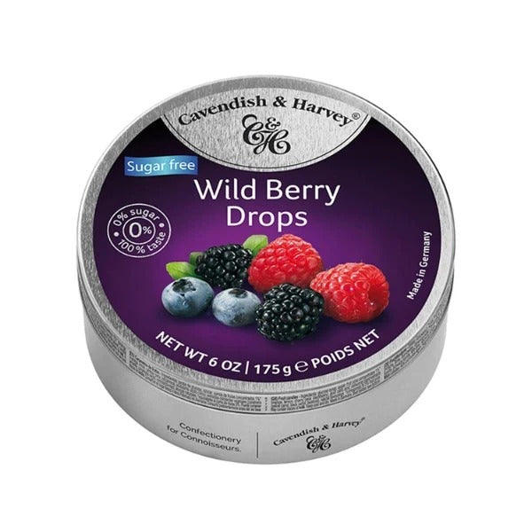 Cavendish & Harvey Sugar Free Wild Berry 175g image 0