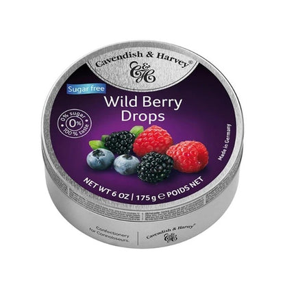 Cavendish & Harvey Sugar Free Wild Berry 175g image 0