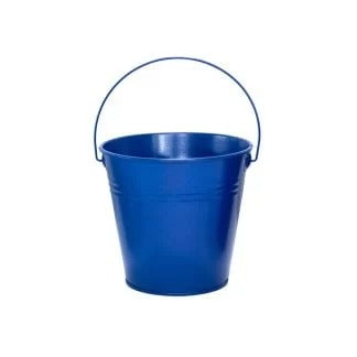 Mini Galvanized Bucket - Dark Blue image 0