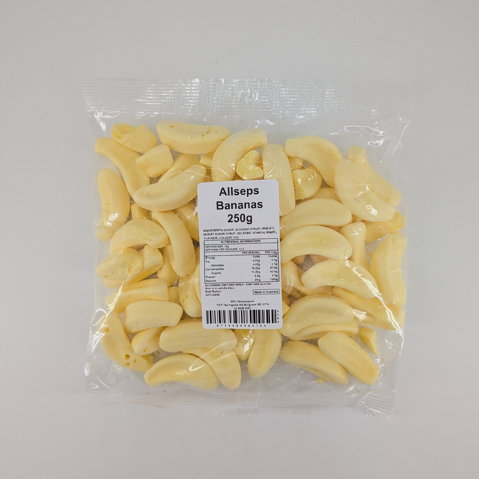 Allseps Bananas 250g 4pk (1kg) image 0