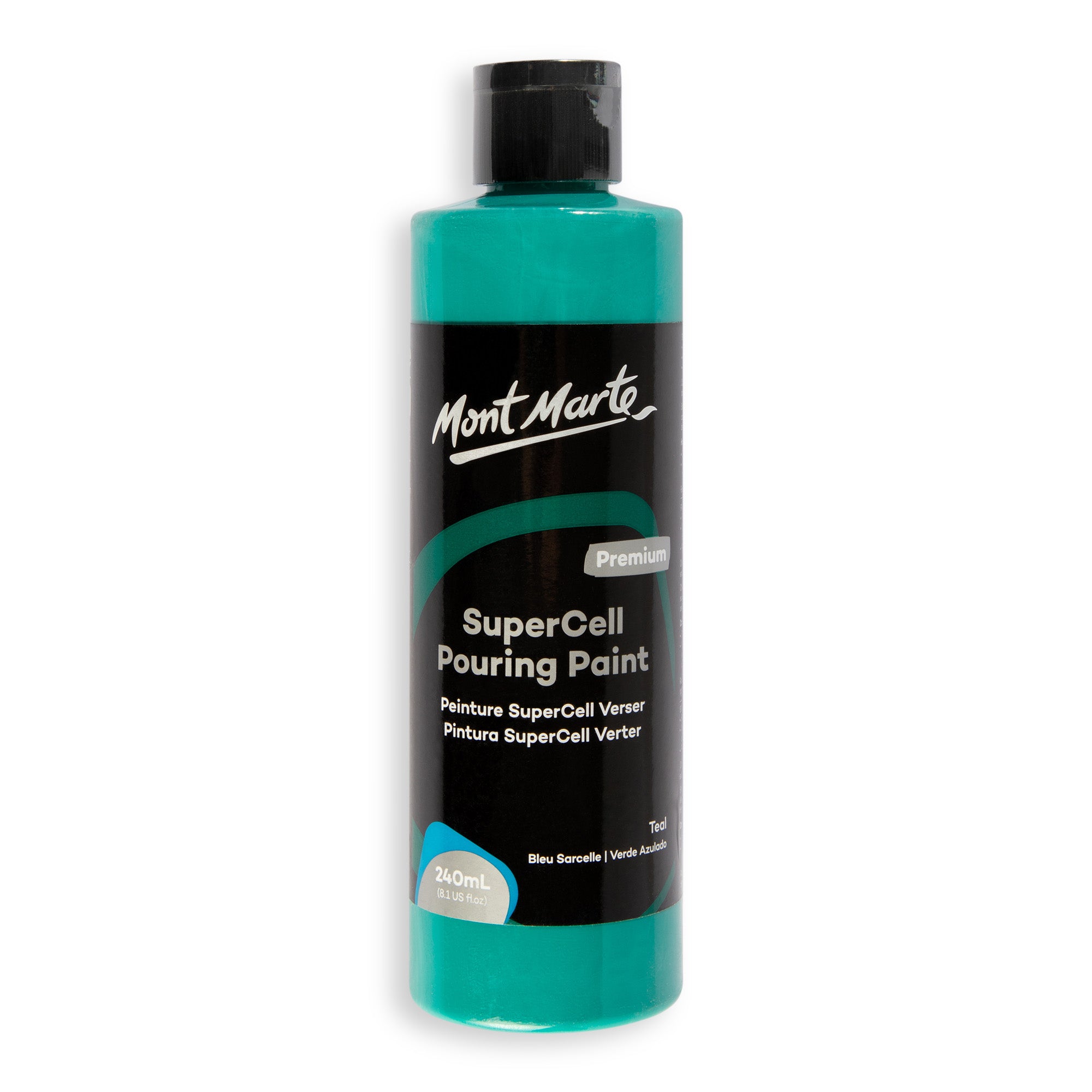 SuperCell Pouring Paint 240ml - Teal image 0