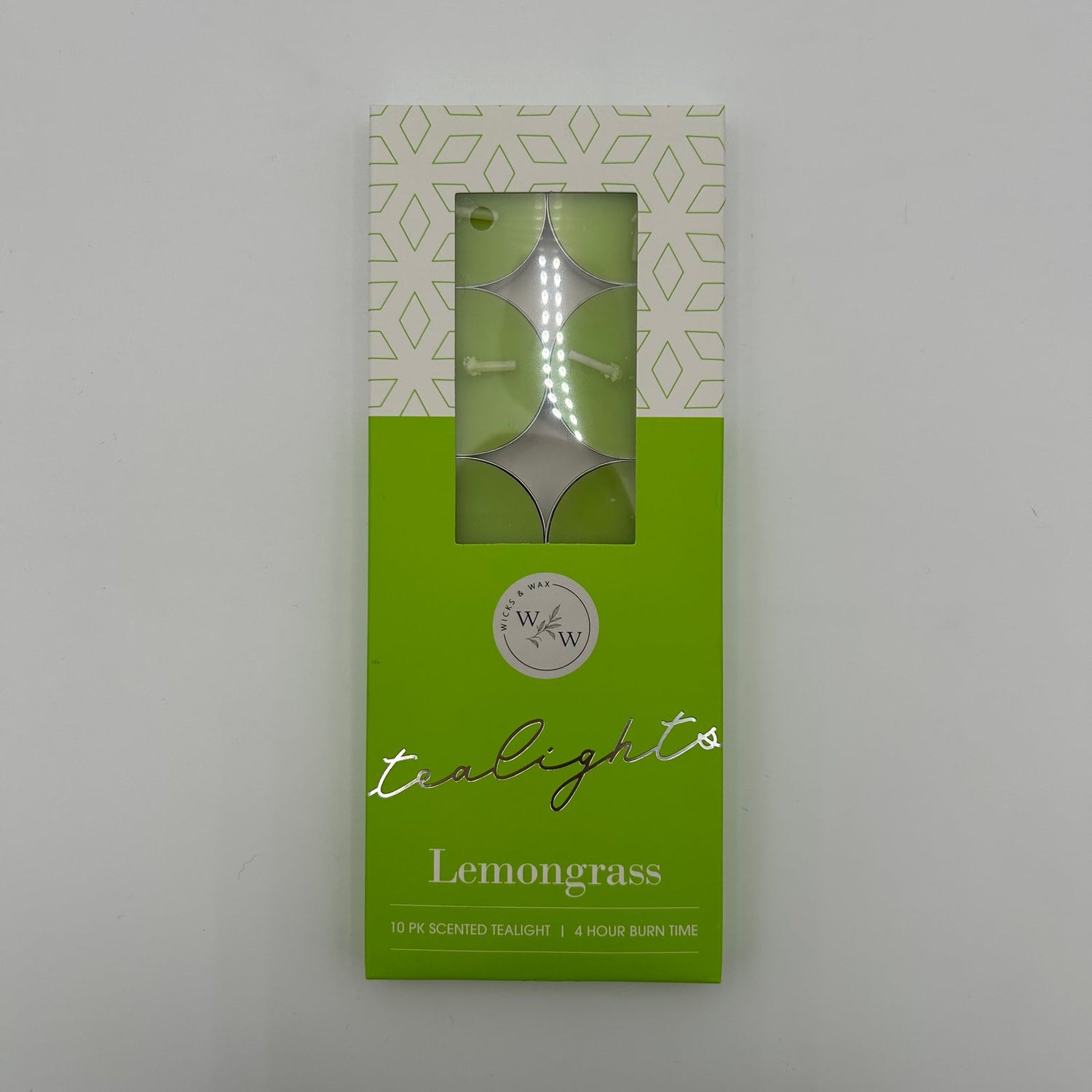 10 PK SCENTED TEALIGHTS/LEMONGRS image 0