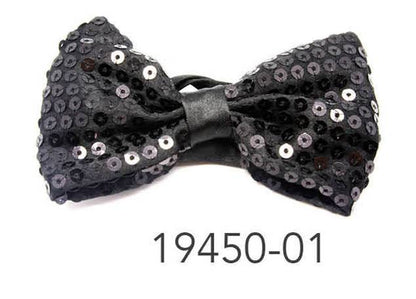 Bow Tie (Sequin) Small (Black) image 0