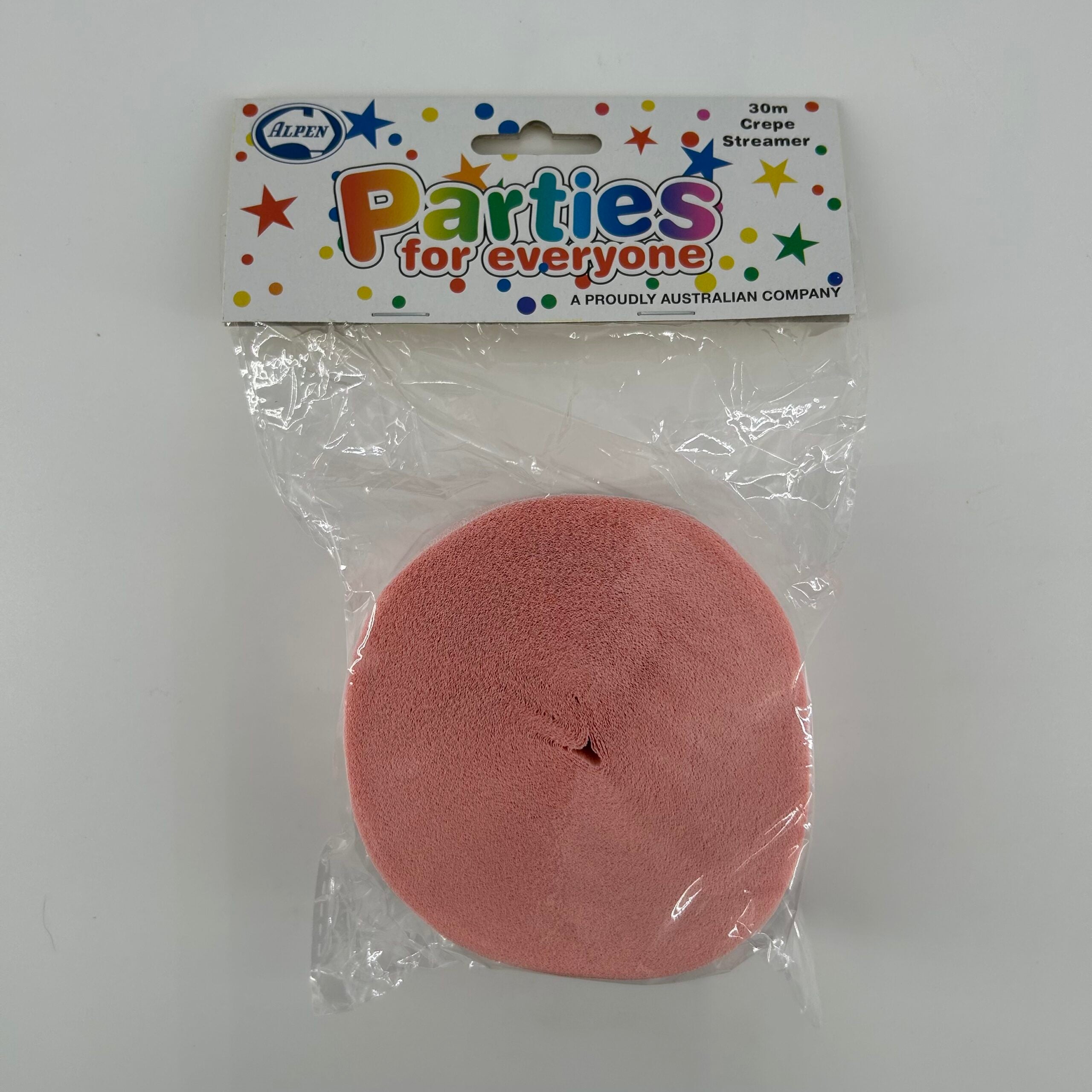 Paper Crepe Streamer 30m PINK image 0