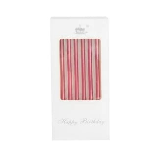 Metallic Candle 6pcs - Red image 0