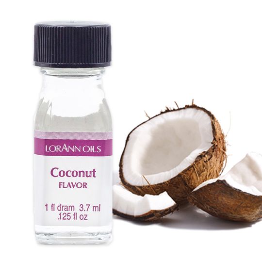 LorAnn Oils Coconut Super Strength Flavour 1 Dram 3.7ml - GST FREE image 0