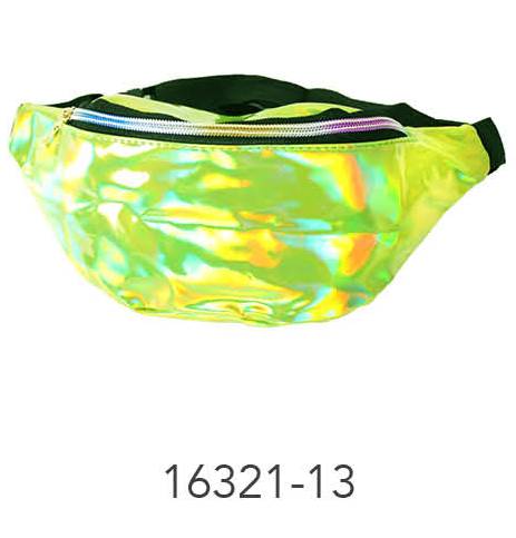 Iridescent Fanny Pack Bum Bag (Green) image 0