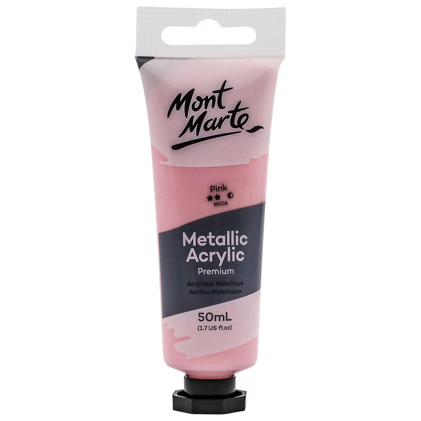 Metallic Acrylic Paint 50ml - Pink image 0