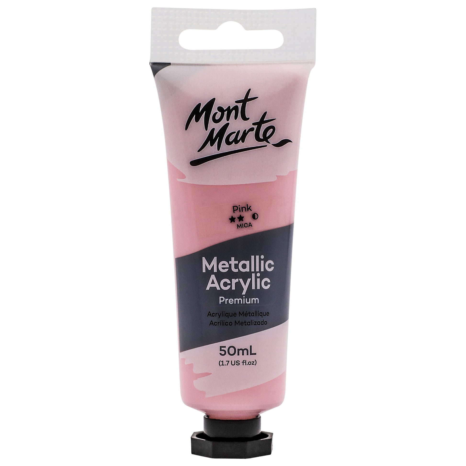 Metallic Acrylic Paint 50ml - Pink image 0