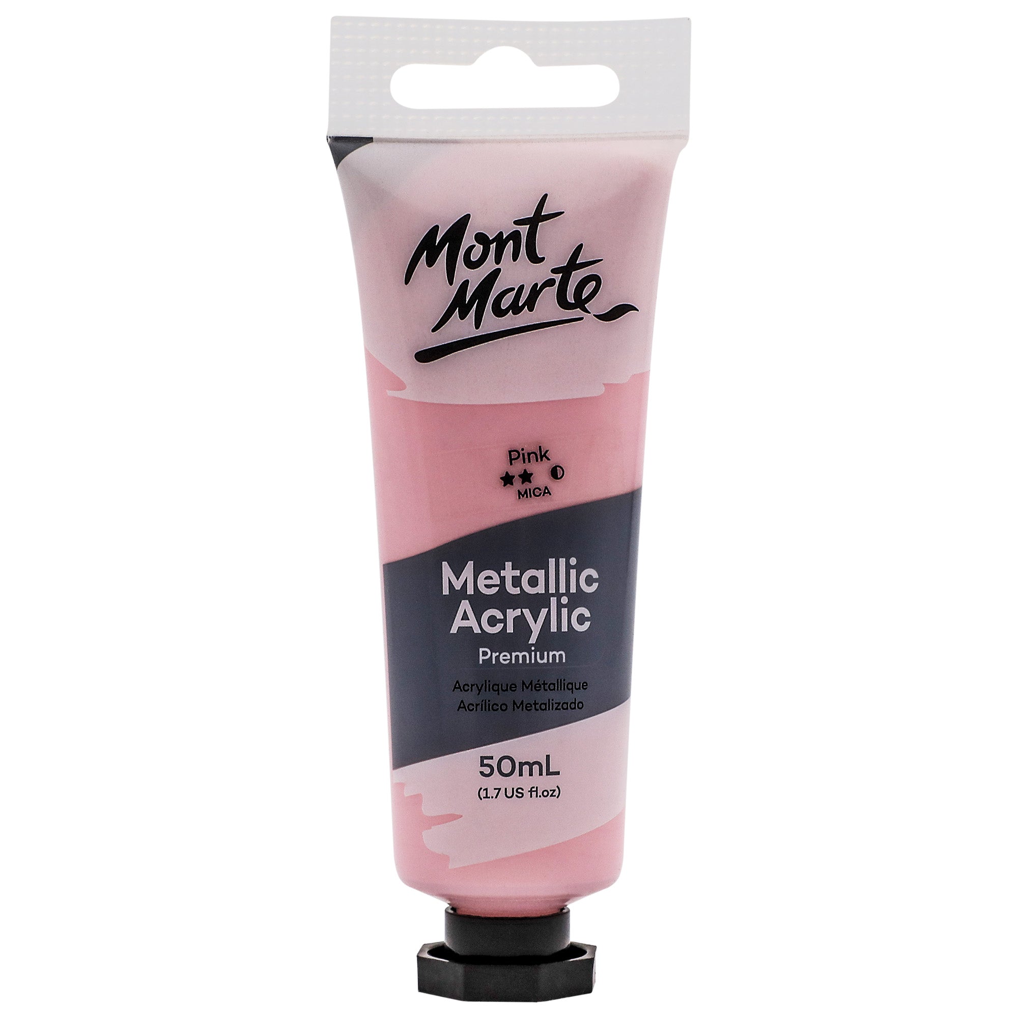 Metallic Acrylic Paint 50ml - Pink image 0