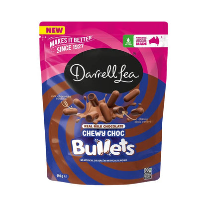 Darrell Lea Chewy Choc Milk Bullets 190g