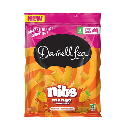 Darrell Lea Nibs Mango 200g