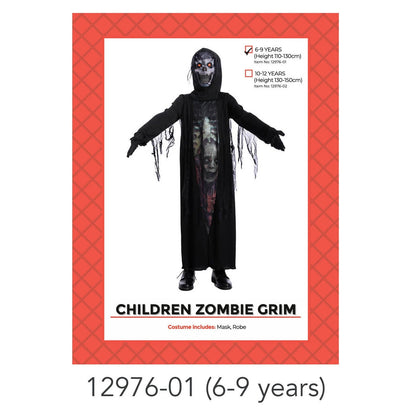 Children Zombie Grim Costume 6-9 years image 0