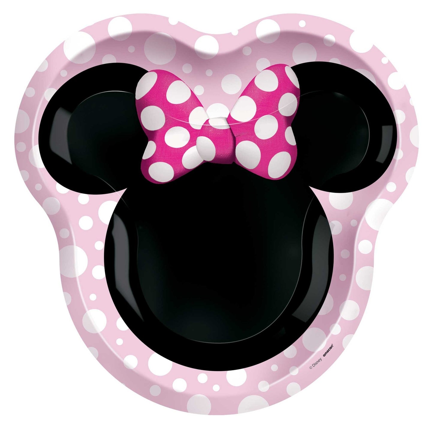 8 Minnie Mouse Forever 9in/23cm Shaped Paper Plates image 0